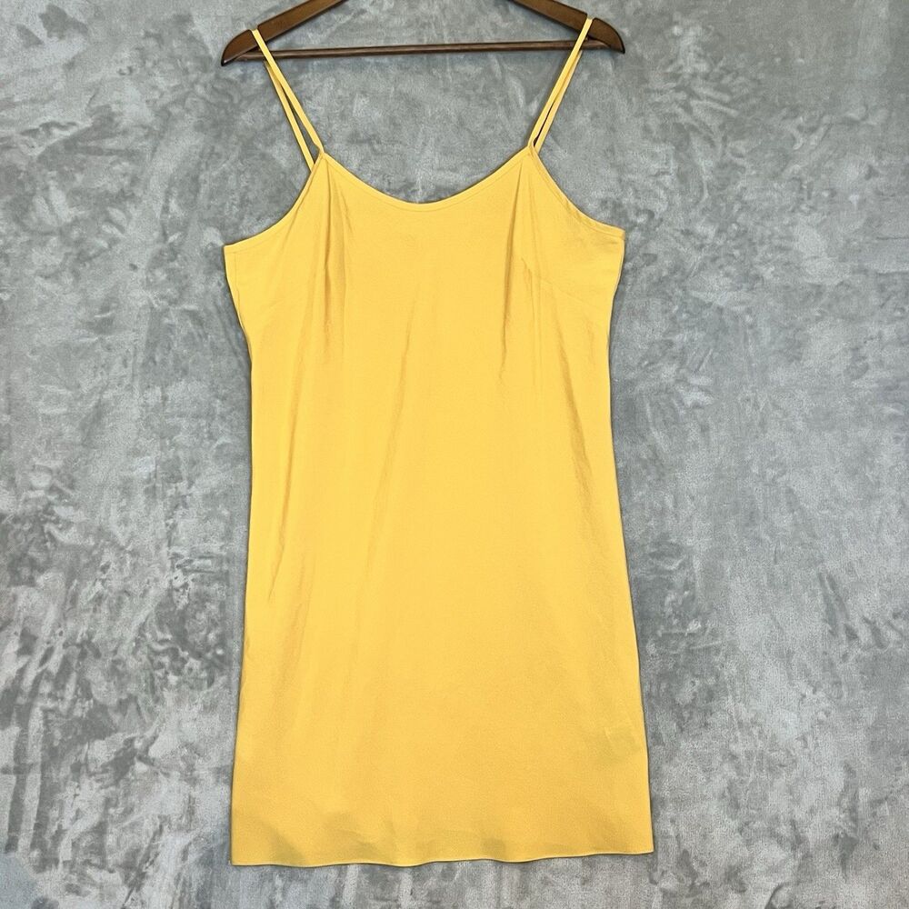 Nanette Lepore Mustard Yellow Lightweight Spaghetti Strap Slip Dress Women’s 6 - Picture 3 of 8